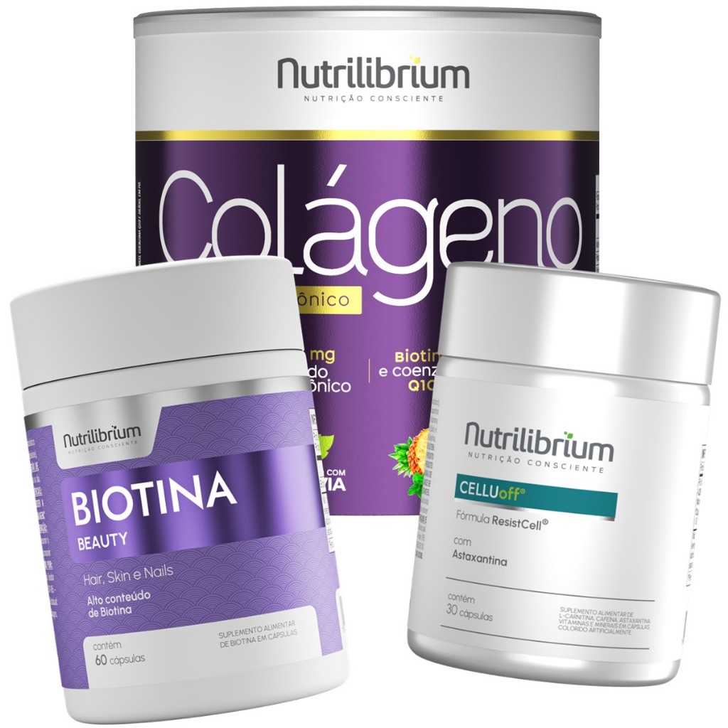 Colágeno Verisol Hialuron + Celluoff + Biotina Nutrilibrium
