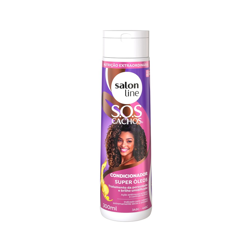 Condicionador SOS Cachos Super Óleos Salon Line 300ml