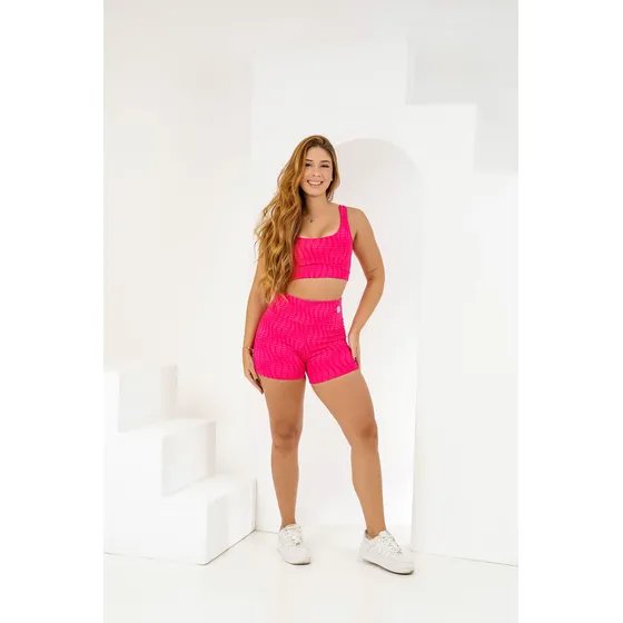 Conjunto Academia Feminino Fit Poliamida Zero Transparência