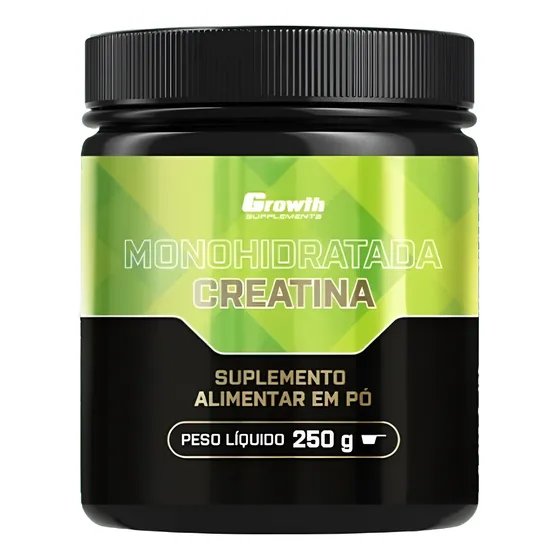 Creatina Monohidratada 250g - Growth Supplements - Força Sabor Sem Sabor