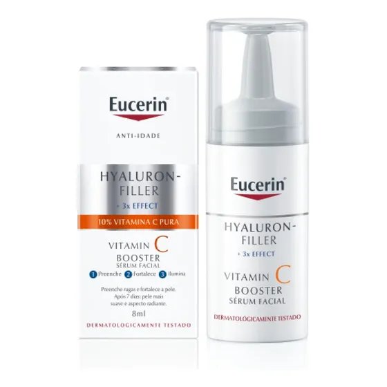 EUCERIN Sérum Facial Vitamina C Pura 10% Concentrado 8ml, Antioxidante, Pele Uni