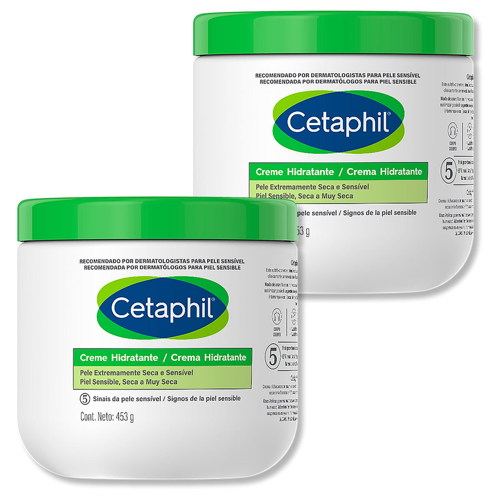 Kit 2 Und Cetaphil Creme Hidratante 453g