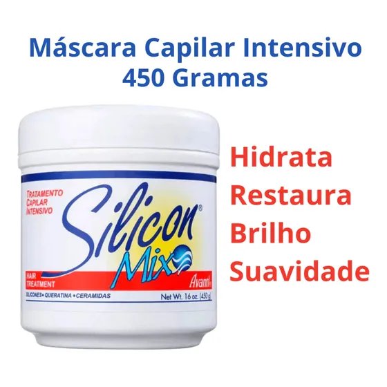 Máscara Capilar Silicon Mix Tratamento Intenso 450g Hidrata