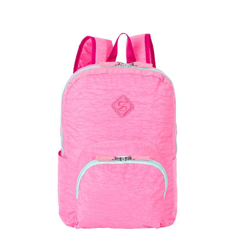 Mochila Sestini Happy  Crinkle 2 Double Rosa - Pink