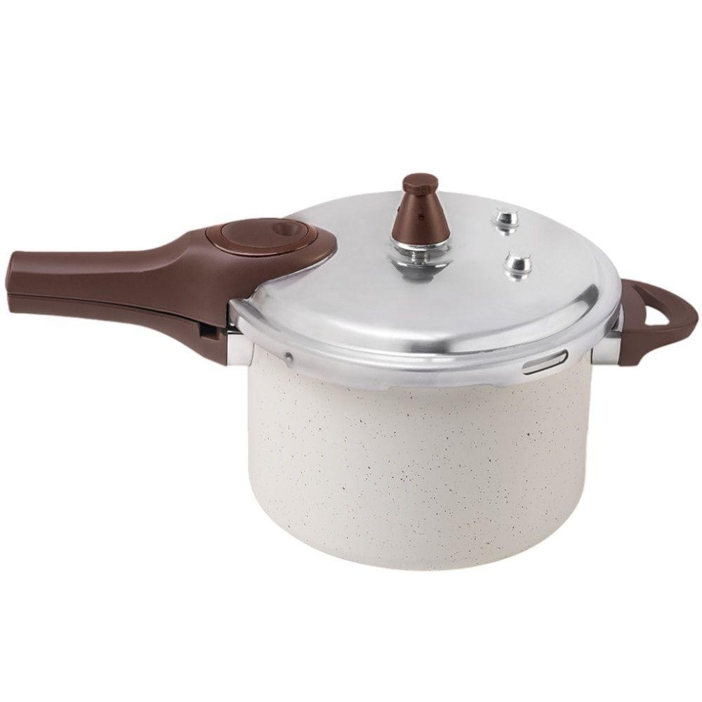 Panela de Pressão Brinox Pressure 4,2L Alumínio Revestimento Cerâmico