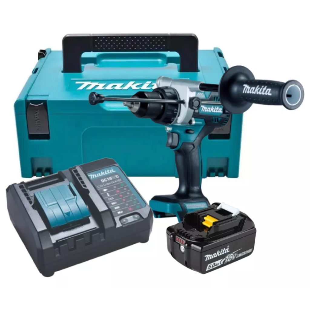 Parafusadeira Dhp486 18v Makita Bateria Carregador E Maleta