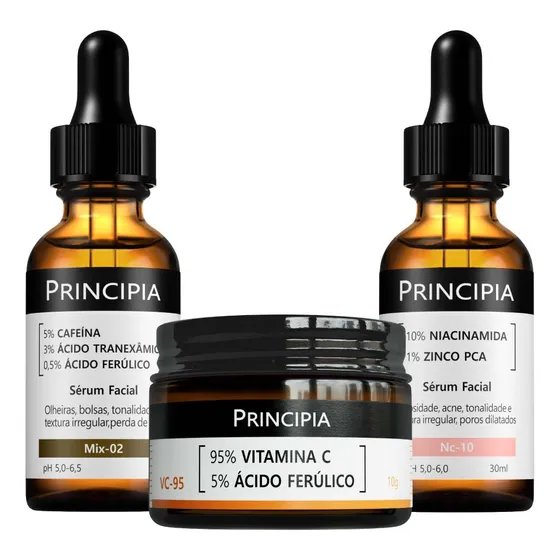 Principia Kit Anti-manchas Trio Vitamina C-95 Tipo De Pele Todo Tipo De Pele