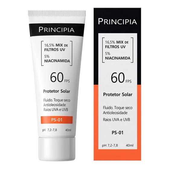 Principia Protetor Solar Facial PS-01 FPS 60