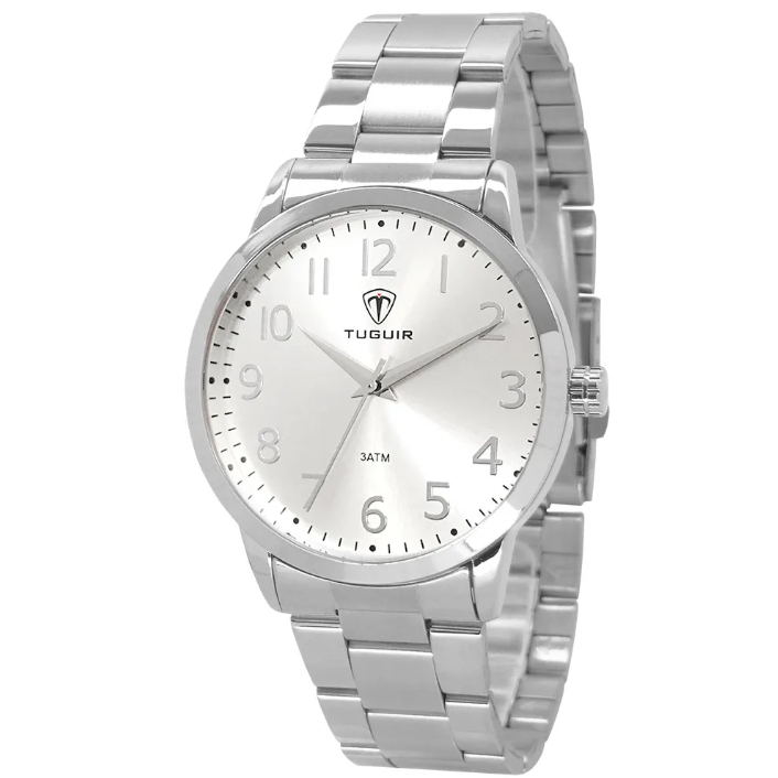 Relógio Tuguir Feminino Com Colar Original De Pulso