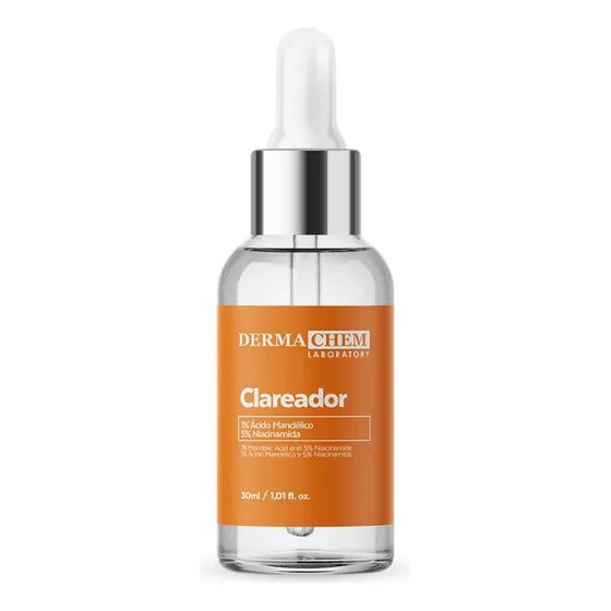 Sérum Facial Clareador Dermachem 30ML Para Todo Tipo de Pele Dia e Noite clareia